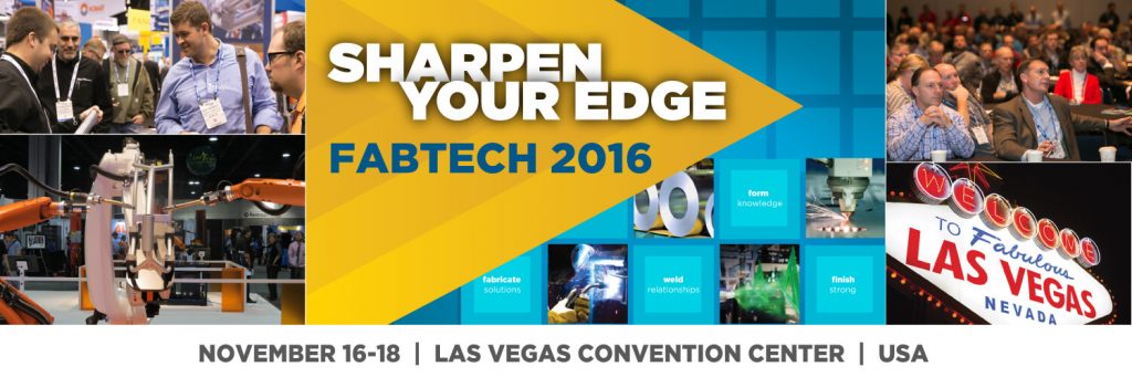Nexal Aluminum Inc., attending Fabtech 2016 in Las Vegas on November 16-18